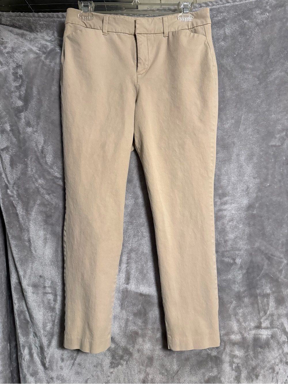 Old Navy High-Rise Pixie Women's Khaki Straight-Leg Pants